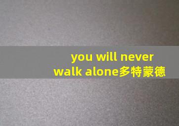 you will never walk alone多特蒙德